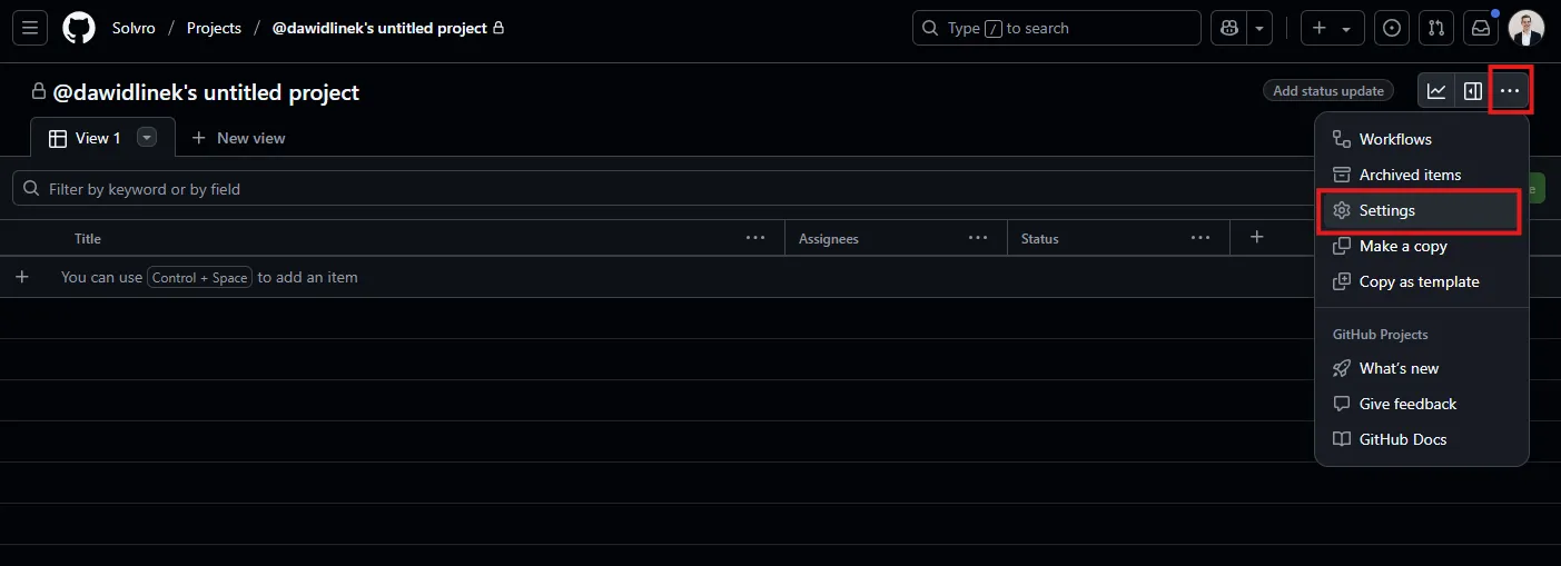 Jak dostać się do ustawień